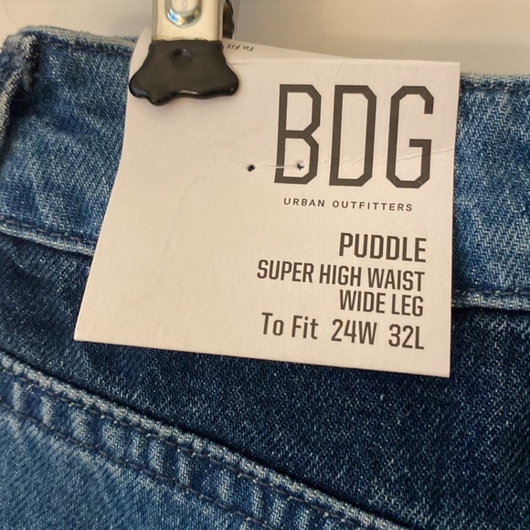 Urban Outfitters BDG Puddle Patchwork Jean Size 24 #299 - Picture 9 of 15